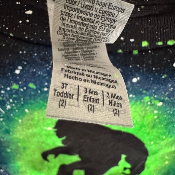 E. Toddler 3T Sasquatch Graffiti style shirt - Picture 3 of 3